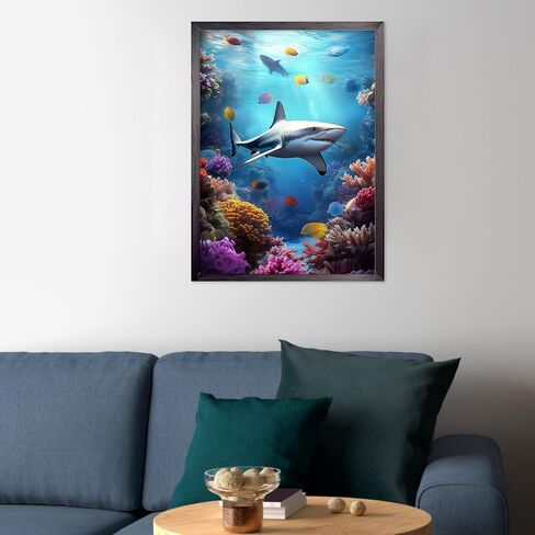 CEOVR Diamond Painting Kits, Sea Turtle Diamond Art Dots for Adults Beginners, 5D Full Drill DIY Crystal Gem Art, Adult Crafts Kits Arts and Crafts, Wall Decor for Home Office 12x16inch in Kuwait