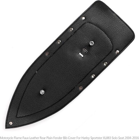 Rear Fender Bib Pu Solo Seat Leather Plain Fits for Sportster Xl883 04-16 05 06 in Saudi Arabia