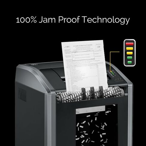 Fellowes Powershred 325Ci 100% Jam Proof 22-Sheet Cross-Cut Commercial Grade Paper Shredder (3831001) , Black in Saudi Arabia