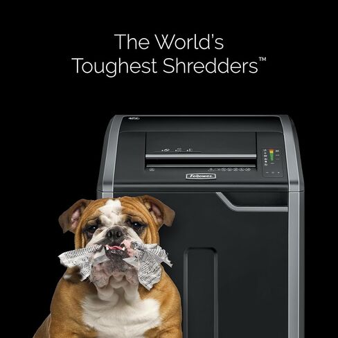 Fellowes Powershred 325Ci 100% Jam Proof 22-Sheet Cross-Cut Commercial Grade Paper Shredder (3831001) , Black in Saudi Arabia