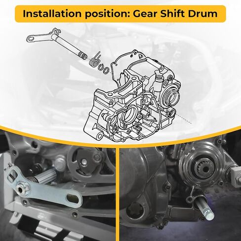 M MATI Shift Shaft Assembly for Honda TRX450R 2004 2005 24610-HP1-670 in Saudi Arabia
