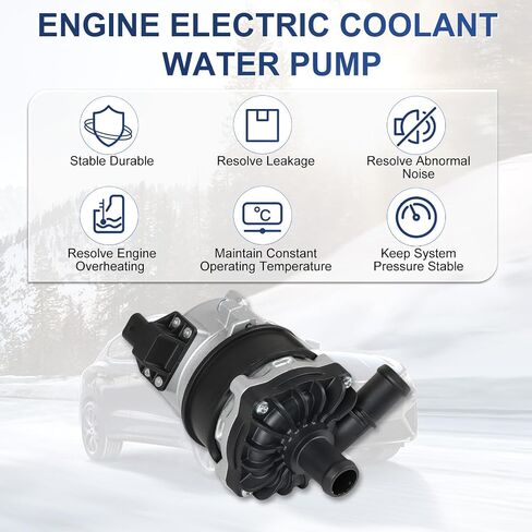 8K0965567 Engine Electric Water Pump Fits for 11-17 Audi Q7 3.0L, 12-13 Porsche Panamera 3.0L, 11-17 VW Touareg 3.0L Replace OE 4H0965567 8K0965567 8K0965569 8K0965567B in Saudi Arabia