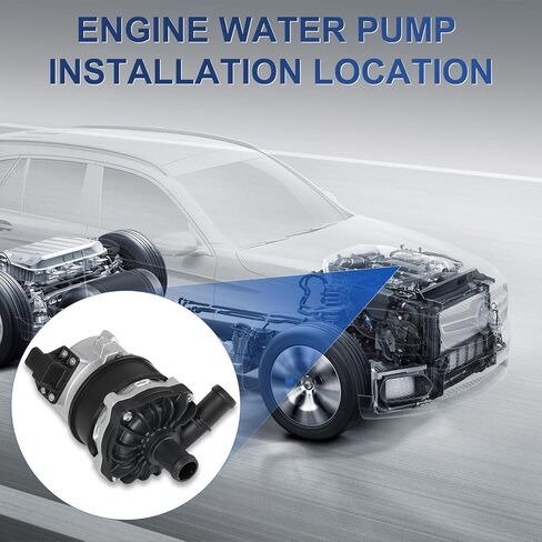 8K0965567 Engine Electric Water Pump Fits for 11-17 Audi Q7 3.0L, 12-13 Porsche Panamera 3.0L, 11-17 VW Touareg 3.0L Replace OE 4H0965567 8K0965567 8K0965569 8K0965567B in Saudi Arabia