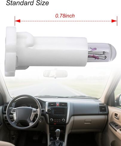 لمبة مفتاح التحكم HVAC مع مقبس أبيض استبدال 79672-S3N-N41 مناسب لسيارة Honda CR-V 2002-2006، 6 قطع in Saudi Arabia
