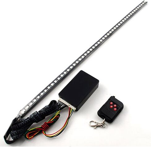 Set 7-Color 48-SMD Scanning LED 22" Knight Rider Strip Light Turn Signal Car Truck Interior Lighting Decoration Compatible with Chevrolet Ford Toyota GMC Dodge Jeep Honda Nissan Lexus in Saudi Arabia