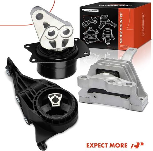 A-Premium 3PCS Engine Motor Mount and Transmission Mount Set Compatible with Cadillac SRX 2010-2016, 3.0L 3.6L, Automatic Transmission in Saudi Arabia