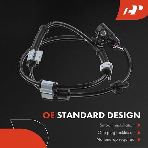 A-Premium Front ABS Wheel Speed Sensor for Oldsmobile, Buick, Saab, Chevy & GMC - 9-7x, Trailblazer EXT, Envoy XL XUV, Envoy, SSR, Bravada, Rainier, 2002 03 04 05 06 07 08 2009 - Front Left or Right in Saudi Arabia