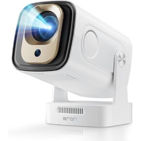 جهاز عرض صغير للأذن والأذن، جهاز عرض محمول HY320، يدعم 4K 1080P مع ثنائي النطاق WIFI6 5G لاسلكي 5.0 بلوتوث Android 11، قابل للدوران 180 درجة، تصحيح الانحراف التلقائي، جهاز عرض فيديو بشاشة 40 بوصة - 130 بوصة in Kuwait