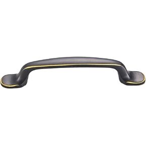American Black Brass Handle European Style Wardrobe Cabinet Drawer Handle zinc Alloy Polished Handle(6615 128 Black Brass) in Saudi Arabia