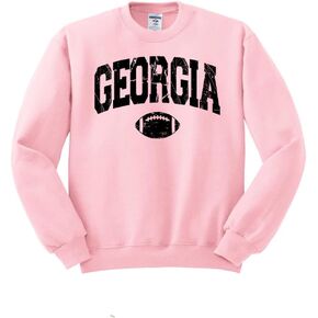 Football Georgia Collegiate Sweatshirt Unisex in Saudi Arabia