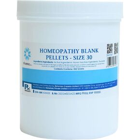 Sugar GLOBULES - Homeopathy Blank PELLETS Size 30 - DMF Grade - 24 Pack in Saudi Arabia