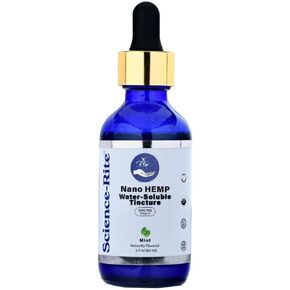 قنب نانو قابل للذوبان في الماء - قطرات فائقة السرعة للحصول على أقصى النتائج - درجة علمية، أسرع 3 مرات، امتصاص 9 مرات، مستخلص على البارد - نكهة النعناع. (1000 ملغ) in Kuwait