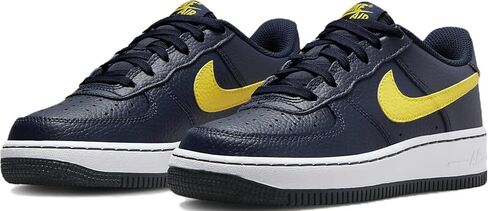Nike Air Force 1 Big Kids' Shoes (CT3839-005, Light Smoke Grey/White/Bright) Size 7 in Saudi Arabia
