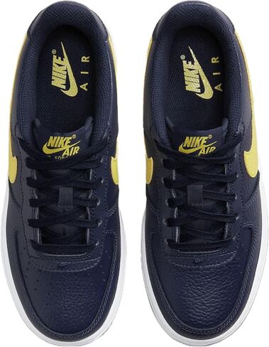 Nike Air Force 1 Big Kids' Shoes (CT3839-005, Light Smoke Grey/White/Bright) Size 7 in Saudi Arabia