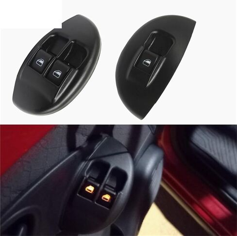 Electric Power Window Switch Button 100151083 100151091 3731600 717135614 3731610 1Pcs(Single Button 5Pin) in Saudi Arabia