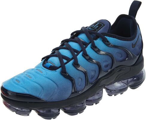 Nike Men's Air Vapormax Plus Obsidian/Obsidian/Photo Blue/Black Nylon Running Shoes 7.5 M US in Saudi Arabia