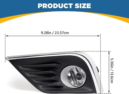 TOPUS Fog Lights Assembly For Nissan Altima 2016-2018 4-Door Sedan Clear Lens Fog Lamps Left and Right Side with H11 12V 55W Halogen Bulbs 622579HS0A 622569HS0A in Saudi Arabia