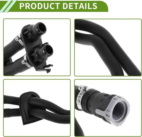 No.LR004074 HVAC سخان خرطوم الجمعية لاند روفر ديسكفري سبورت 2015-2020 جيد ختم أسود رادياتير محرك خرطوم مطاطي 1 قطعة in Saudi Arabia