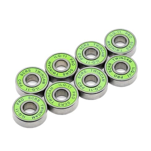 8Pcs Green Longboard Speed Inline Skate Wheel Bearing PRO SCRS 608RS ILQ11 Bearing in Kuwait