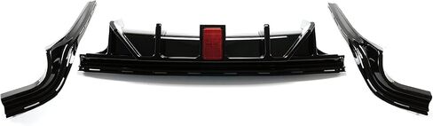 Rear Bumper Diffuser with W/LED Brake Light for Jeep Grand Cherokee Trackhawk 2018-2021 Rear Lower Bumper Lip Diffuser Spoiler (Carbon Fiber Print) in Saudi Arabia