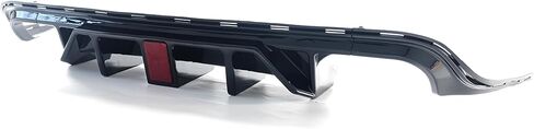 Rear Bumper Diffuser with W/LED Brake Light for Jeep Grand Cherokee Trackhawk 2018-2021 Rear Lower Bumper Lip Diffuser Spoiler (Carbon Fiber Print) in Saudi Arabia