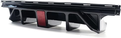 Rear Bumper Diffuser with W/LED Brake Light for Jeep Grand Cherokee Trackhawk 2018-2021 Rear Lower Bumper Lip Diffuser Spoiler (Carbon Fiber Print) in Saudi Arabia