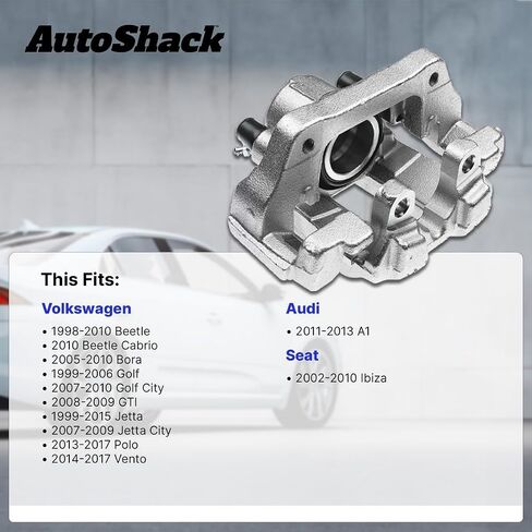 AutoShack Front Brake Calipers | Replacement for 2011-2013 Audi A1 2011-2015 Volkswagen Jetta | 2-PC in Saudi Arabia