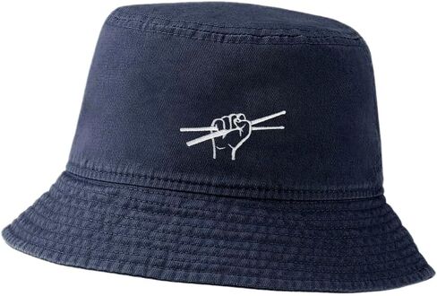 Mens Bucket Hats for Women Drummer Sticks Embroidered Bucket Hat Outdoor Fisherman Hat in Saudi Arabia