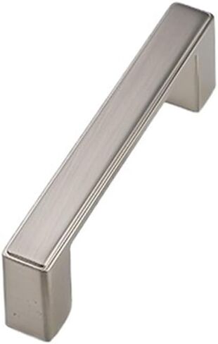 خزانة خزانة باب درج خزانة أحذية مقبض ثقب واحد ماتي النيكل المصقول الأثاث مقبض الأجهزة (6619 192 أسود غير لامع) in Kuwait