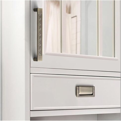 Chinese Style Handle Cabinet Door New Chinese Style Furniture Door Handle Imitation Cabinet Wardrobe Retro Matte Cyan Handle zinc Alloy(6609 128 Dumb Green) in Saudi Arabia