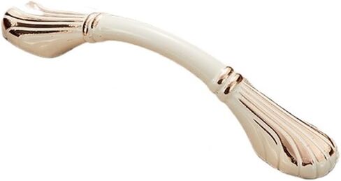 Furniture Handle and Silver Handle zinc Alloy Cabinet Door and Drawer Handle 6029(6029 128 Ivory White) in Saudi Arabia