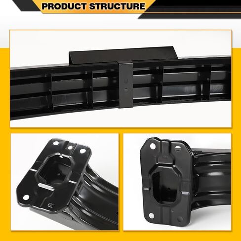 Rear Bumper Compatible with Honda Civic 2016-2024 Reinforcement Black in Saudi Arabia