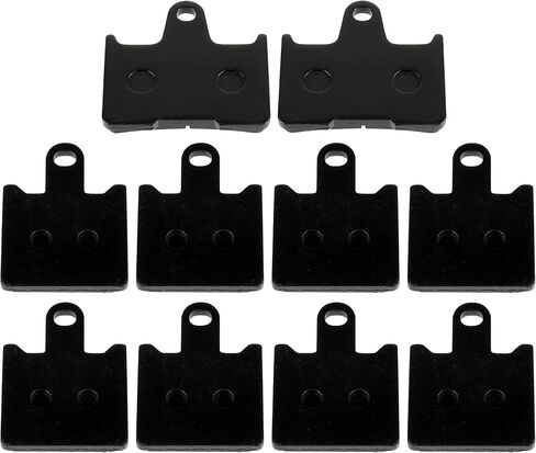 Caltric Front & Rear Brake Pads Compatible with Kawasaki Zx14 Ninja Zx-14 Zx1400 Zzr1400 Zzr-1400 Abs 2006-2011 in Saudi Arabia
