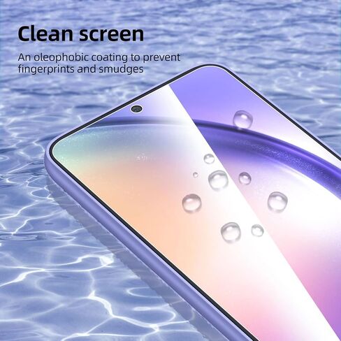 NEW'C [3 Pack Designed for Samsung Galaxy A35 5G (6.6 Inch) Screen Protector Tempered Glass,Case Friendly Scratch-proof, Bubble Free, Ultra Resistant in Saudi Arabia