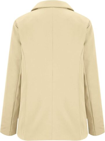 Blazers for Women Long Sleeve Open Front Single Button Cardigan Ladies Business Suit Jackets Work Dressy Casual Blazer in Saudi Arabia