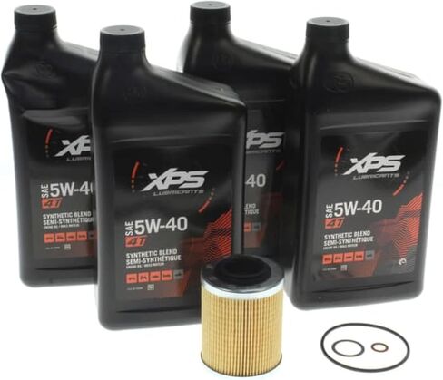 Can-Am OEM 4T 5W-40 Synthetic Blend Oil Change Kit Rotax 900 ACE, 9779260 in Saudi Arabia