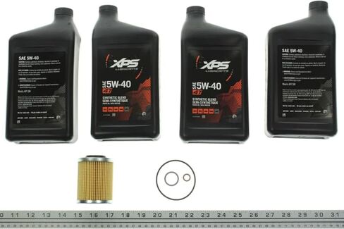 Can-Am OEM 4T 5W-40 Synthetic Blend Oil Change Kit Rotax 900 ACE, 9779260 in Saudi Arabia