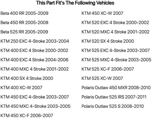 مجموعة حلقات تغيير الزيت من Tusk لـ KTM 525 MXC 4-Stroke 2003-2005 in Saudi Arabia