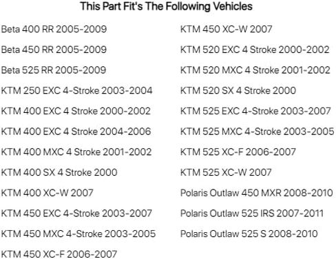 مجموعة حلقات تغيير الزيت من Tusk لـ KTM 525 MXC 4-Stroke 2003-2005 in Saudi Arabia
