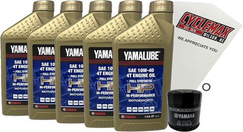 Full-Synthetic Yamalube Oil Change Kit compatible with 2022-2025 Yamaha MT10 in Saudi Arabia