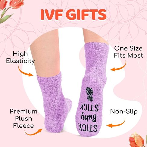 HAPPYPOP Pregnant Women Gifts Ideas - Pregnant Mom Socks, Expecting Mother's Day Gifts, IVF Gifts in Saudi Arabia