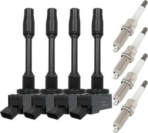ملفات الإشعال OCPTY وشمعات الإشعال إيريديوم 4+4 لسيارة Toyota Prius 2016-2021، Prius AWD-e 2019-2021، Prius Prime 2017-2021، 1.8L، استبدال 9091902272 UF811 in Saudi Arabia