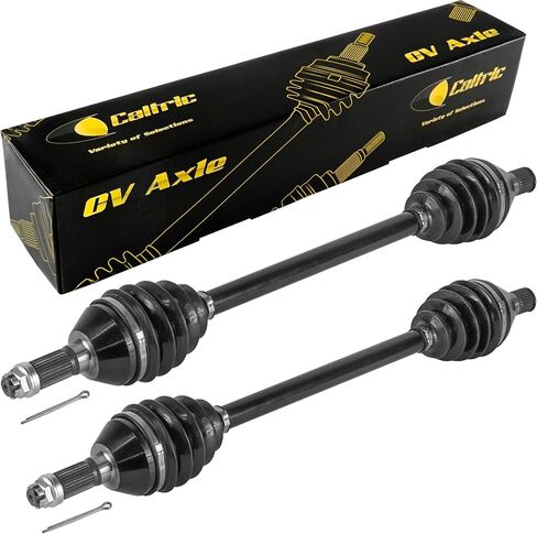 Caltric 2x Rear CV Joint Axle Compatible with Can-Am Maverick X3 Turbo 2017-2019 / Maverick X3 Turbo R 2018-2019 / Maverick X3 Turbo RR 2021-2023 Left and Right in Saudi Arabia