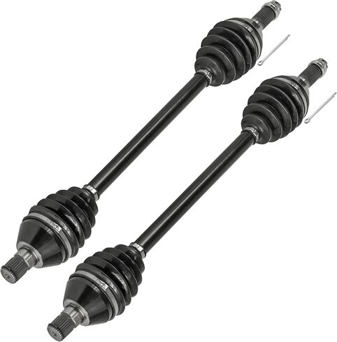 Caltric 2x Rear CV Joint Axle Compatible with Can-Am Maverick X3 Turbo 2017-2019 / Maverick X3 Turbo R 2018-2019 / Maverick X3 Turbo RR 2021-2023 Left and Right in Saudi Arabia
