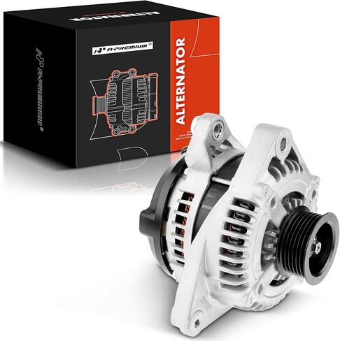 مولد كهربائي ممتاز متوافق مع Toyota Camry 2004-2006 3.0L 3.3L، Highlander 2004-2007 3.3L، Solara 04-08 3.3L & Lexus ES330/RX330 04-06 3.3L، 12V 100Amp CW 6-Groove Pulley، استبدال # 27060-0A120 in Saudi Arabia