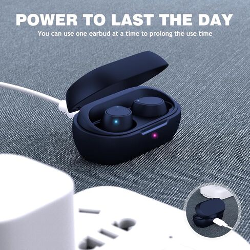 5.2 Bluetooth Headphones for Apple iPhone 16 15 Pro Max 14 Plus 13, Small Ear Buds True Wireless Earbuds Earphones Microphone Touch Control for Samsung S24 S23 Ultra S22 S21 Google Pixel 9 8 7 Purple in Kuwait