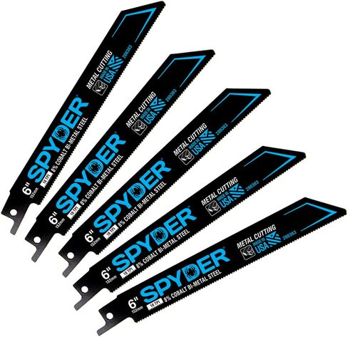 6-in 10/14-TPI Thick Metal Cutting Reciprocating Saw Blades - 5pc in Saudi Arabia