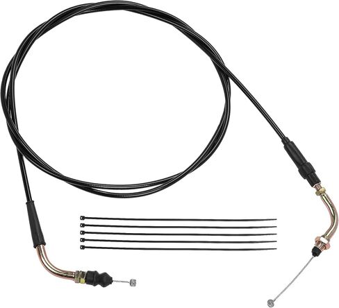 BlueStars 78-inch Throttle Cable - for GY6 50cc 80cc 125cc 150cc Tao Tao BWS Lancer Thunder Future Champion Ice Bear Jonway Roketa Wolf RX50 Wildfire Vespa Buggy Dazon Dongfang Scooter Moped Go Kart in Saudi Arabia