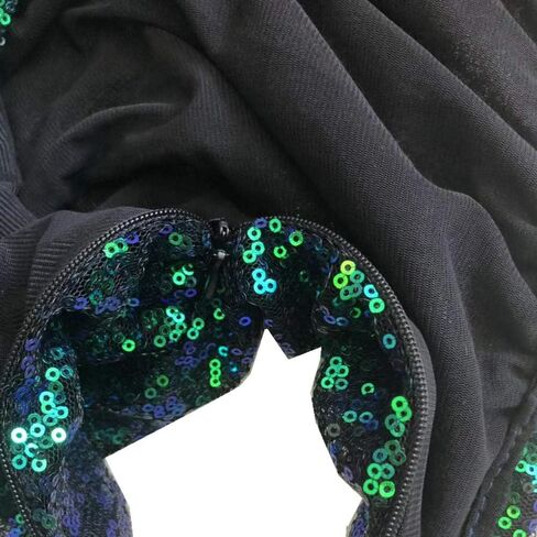Women's Mermaid Tail Costume Cosplay Halloween Party Sequin Maxi Skirt Dress in Saudi Arabia