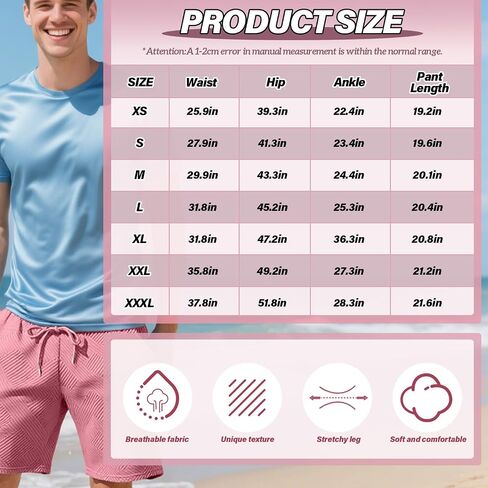 Men’s Casual Shorts, Lightweight Summer Shorts for Men, Comfortable and Stylish Leisurewear in Saudi Arabia